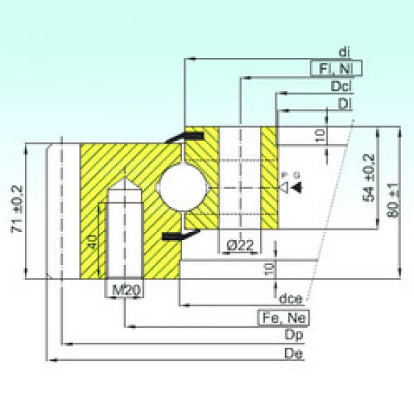 підшипник EB1.25.0855.201-2STPN ISB #1 image