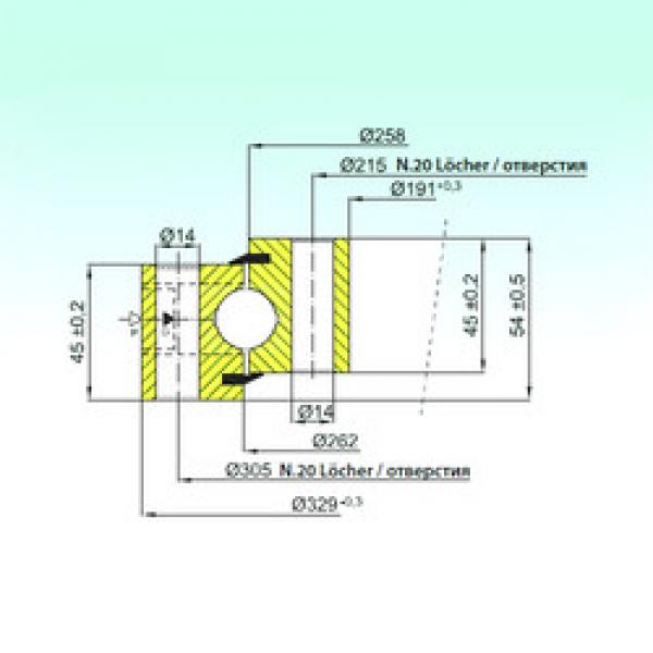 підшипник NB1.20.0260.201-1PPN ISB #1 image