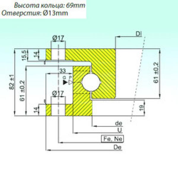 підшипник NK.22.0400.100-1PPN ISB #1 image