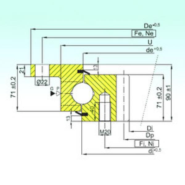 підшипник ZBL.30.1055.200-1SPTN ISB #1 image