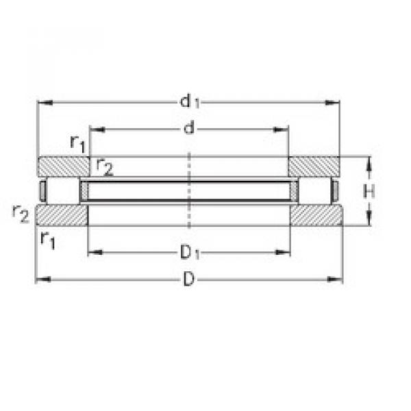 підшипник 81115-TVPB NKE #1 image