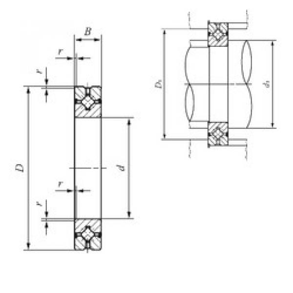 підшипник CRBH 3510 A UU IKO #1 image