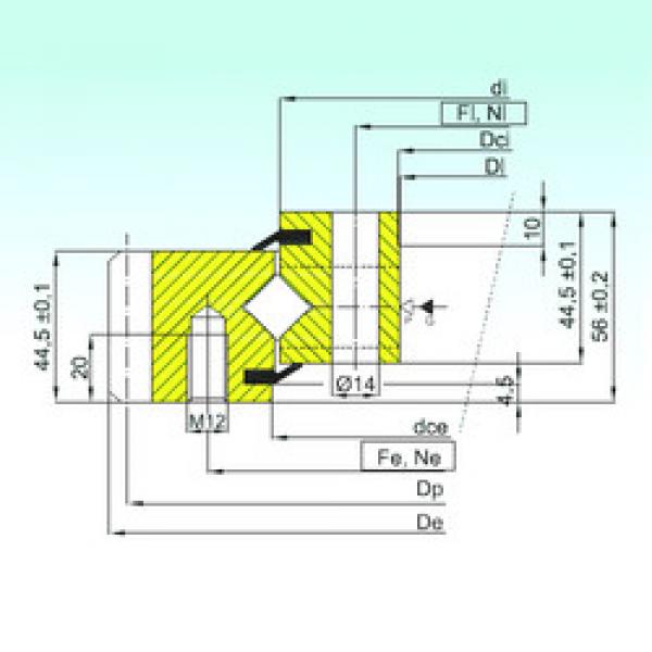 підшипник ER1.14.1094.200-1STPN ISB #1 image