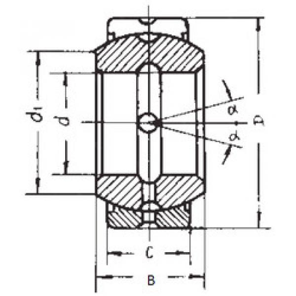 підшипник GEZ95ES-2RS FBJ #1 image