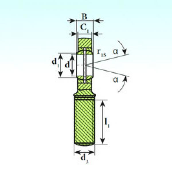 підшипник SA 70 ES 2RS ISB #1 image