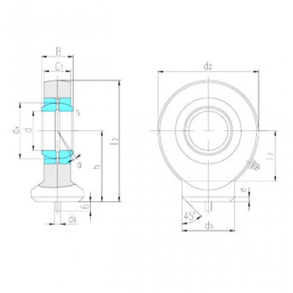 підшипник SK17ES LS #1 image