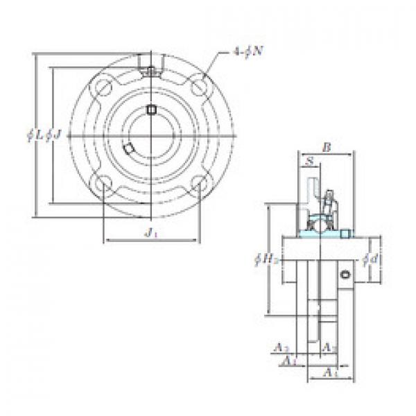 підшипник UCFCX07 KOYO #1 image