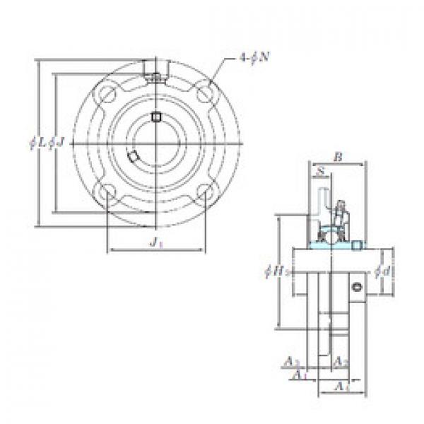 підшипник UCFCX12-39E KOYO #1 image