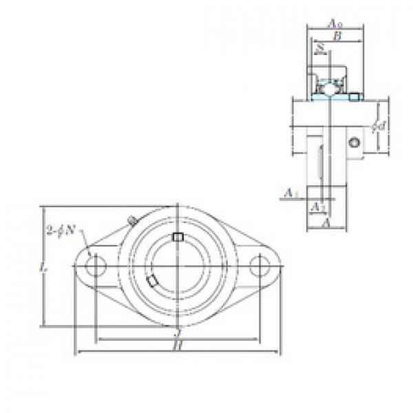 підшипник UCFL213 KOYO #1 image