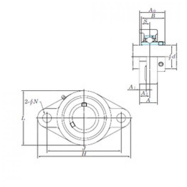 підшипник UCFL206-19E KOYO #1 image