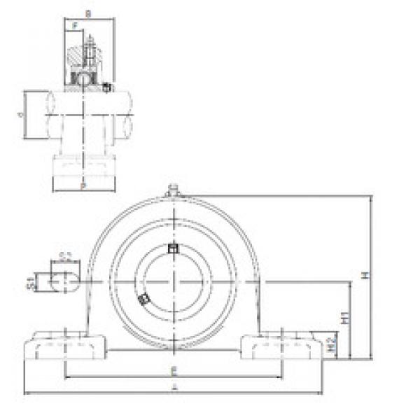 підшипник UCP308 ISO #1 image