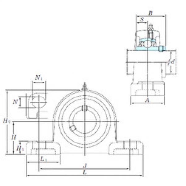 підшипник UCP215-47SC KOYO #1 image