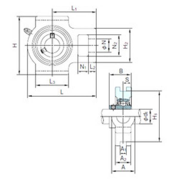 підшипник UCT215 NACHI #1 image